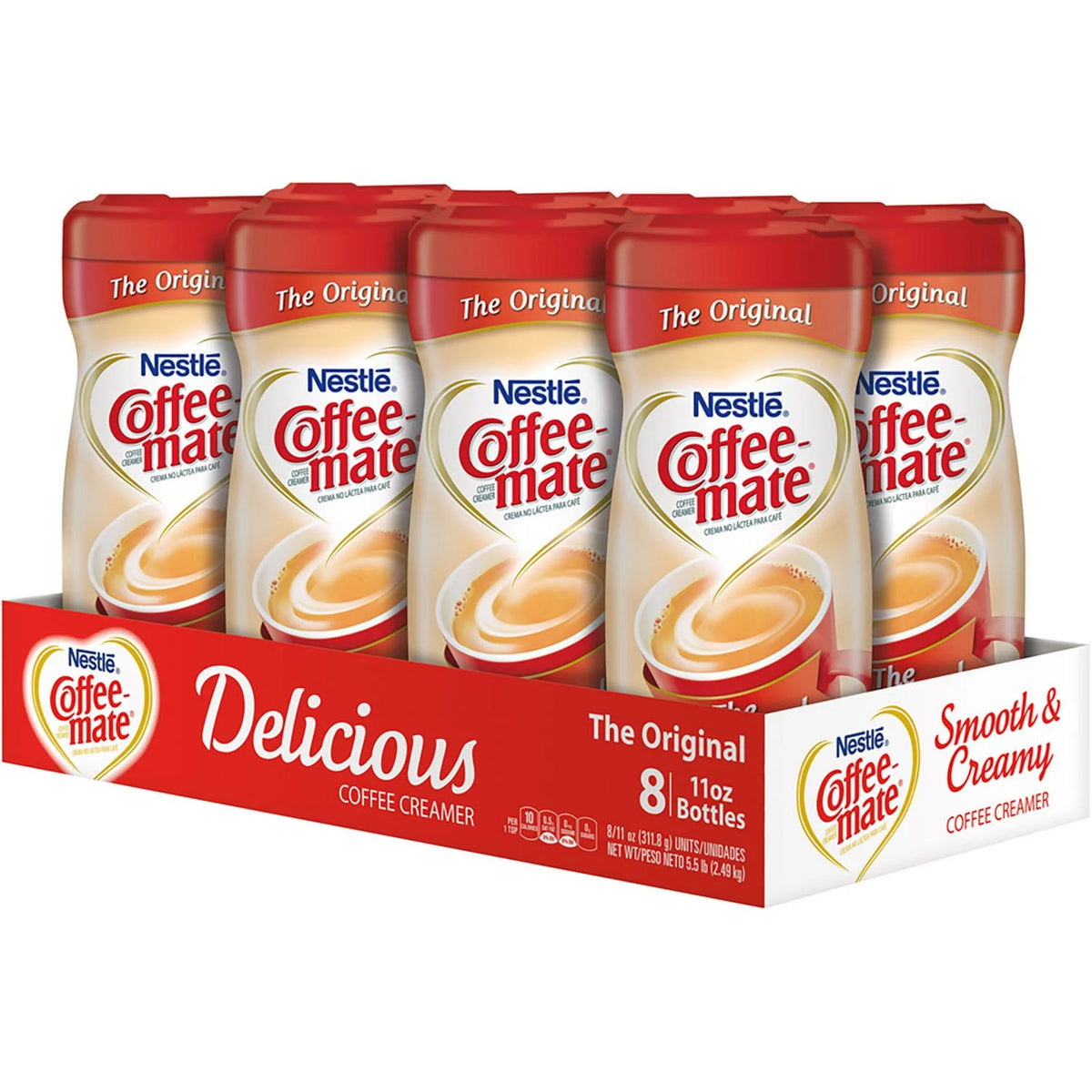 Coffee-mate Powdered Coffee Creamer, Non-Dairy, Original, 11 oz, 8 ct