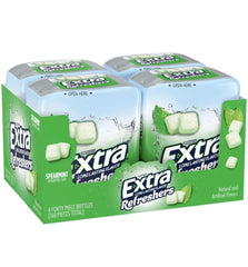 Extra Refreshers Sugar Free Gum, Spearmint, 40 pieces, 4 ct